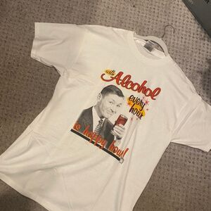 Oneita 50's Style Alcohol Graphic Men's Power T-Shirt